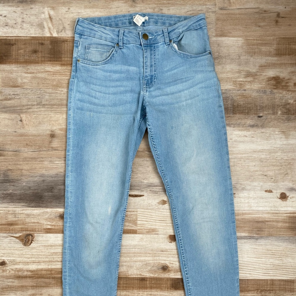 Light Blue Washed Skinny Jeans